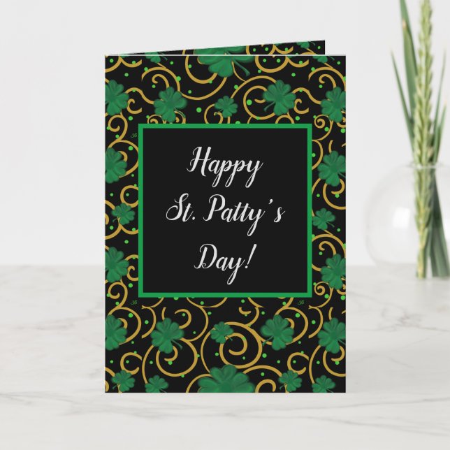 Happy St. Patty's Day      Holiday Card (Front)