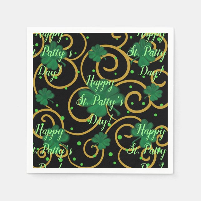 Happy St. Patty's Day       Napkin (Front)