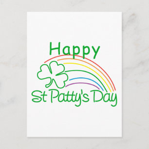 Happy St Patty's Day Postcard