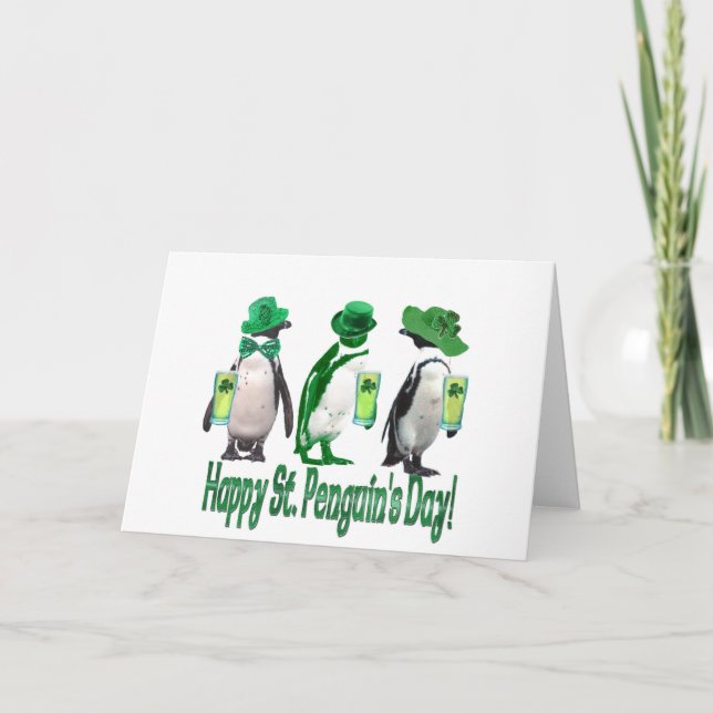 Happy St. Penguin's Day Card (Front)