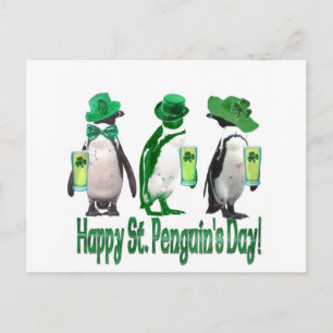 Happy St. Penguin's Day Postcard