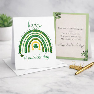 Happy St Saint Patrick's Day Holiday Card