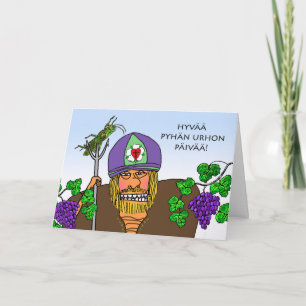 Happy St. Urho's Day in Finnish, Dead Grasshopper Card