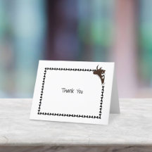 Happy Staffy Lab Dog Bone Modern Blank Folded