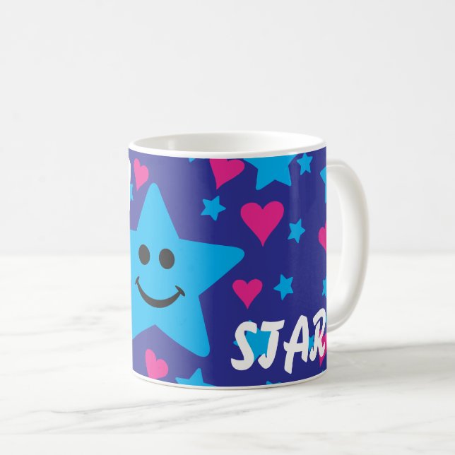 Happy star  coffee mug (Front Right)