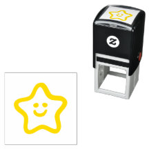 "Happy Star" Stamp Reward (1.5" x 1.5")