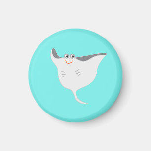 Happy Stingray Magnet