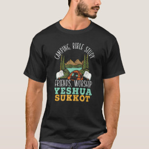 Happy Sukkot Day Lulav Palm Tree Israelite Jewish T-Shirt