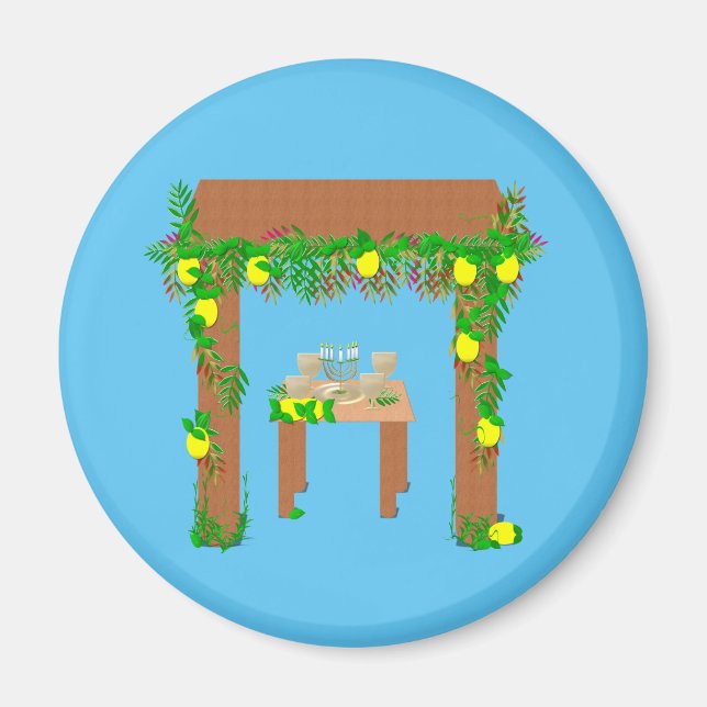 Happy Sukkot Magnet (Front)