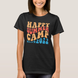 Happy Summer Camp  For Kids Boys Girls Summer Camp T-Shirt