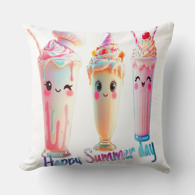 Happy Summer day  Cushion (Front)