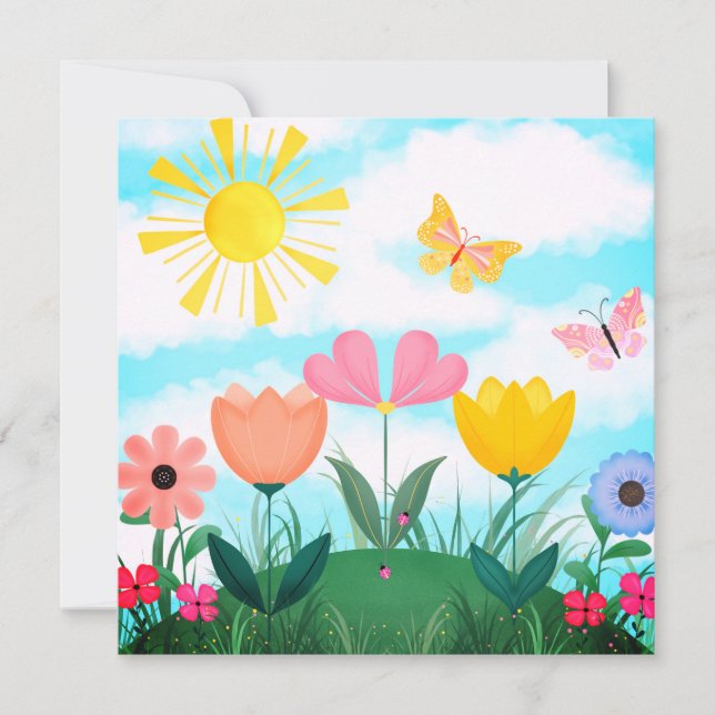 Happy Summer Day Invitation (Front)