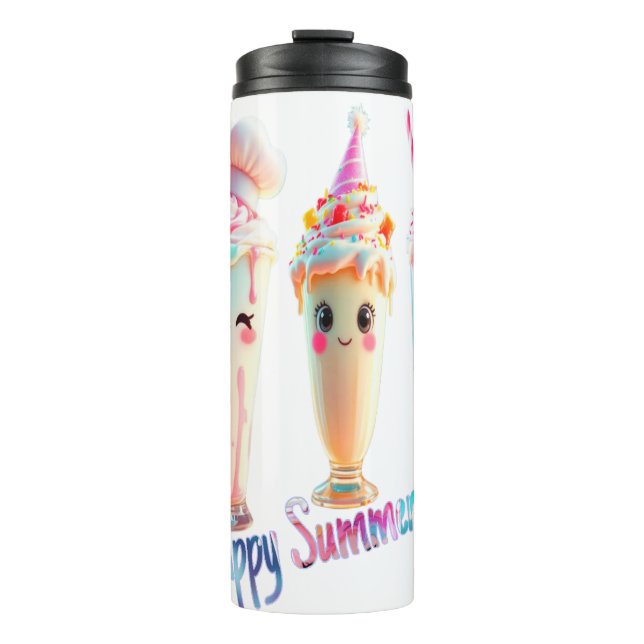 Happy Summer day  Thermal Tumbler (Front)