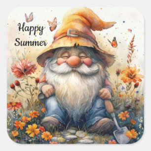 Happy Summer Gnome Sticker