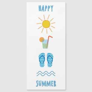 Happy Summer Magnetic Card