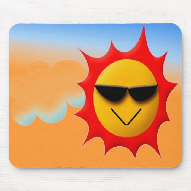 Happy Summer Mouse Pad (Front)