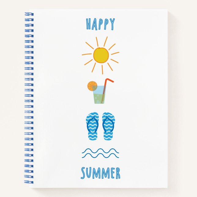 Happy Summer Notebook (Front)