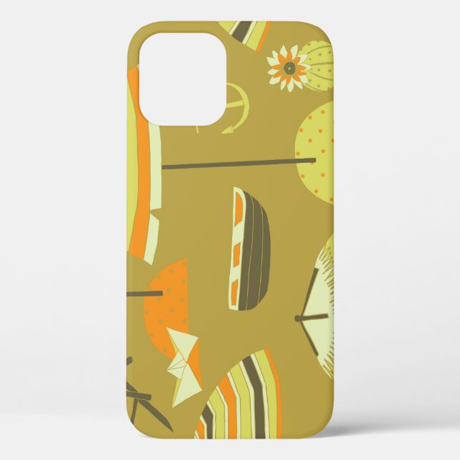 Happy Summertime Fun Seamless Pattern Case-Mate iPhone Case (Back)