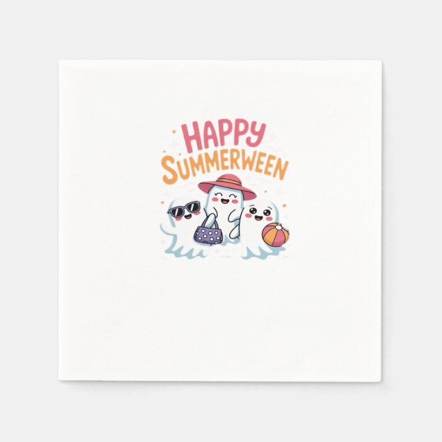 Happy Summerween Classic Napkin (Front)