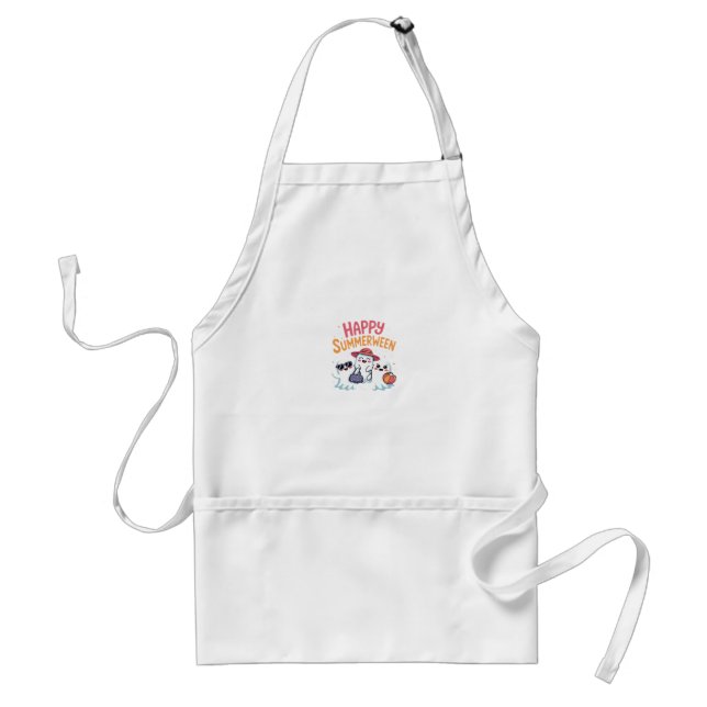 Happy Summerween Classic Standard Apron (Front)