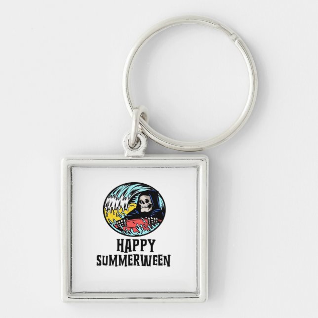 Happy Summerween Essential 2025 Key Ring (Front)