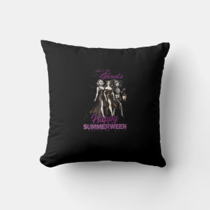 Happy Summerween Ghoul Girl Squad Cushion