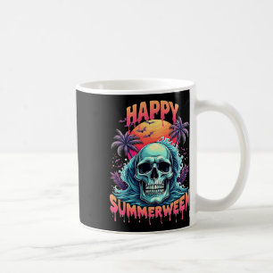 Happy Summerween Skeleton Summer Watermelon Jack-o Coffee Mug