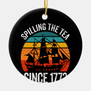 Happy Summerween Summer Halloween Holiday Beach Vi Ceramic Ornament
