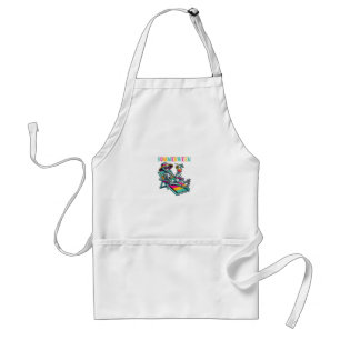 Happy Summerween Summer Halloween Skeleton Standard Apron