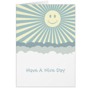 Happy Sun And Clouds
