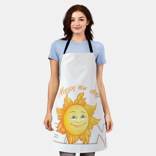 Happy Sun Apron (Worn)