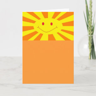 Happy Sun Card
