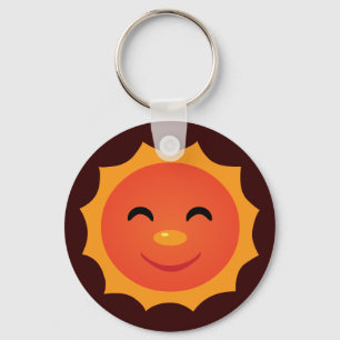Happy Sun Key Ring
