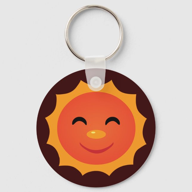 Happy Sun Key Ring (Front)
