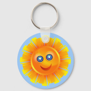 Happy Sun Key Ring