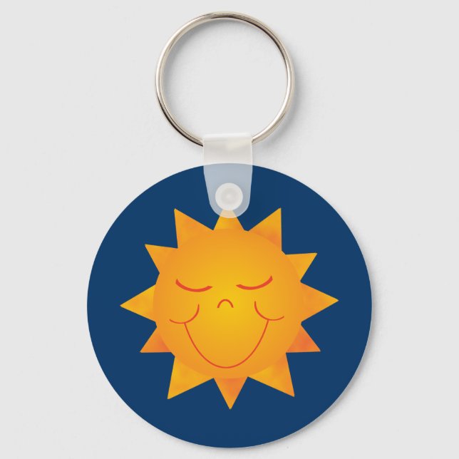 Happy Sun Key Ring (Front)