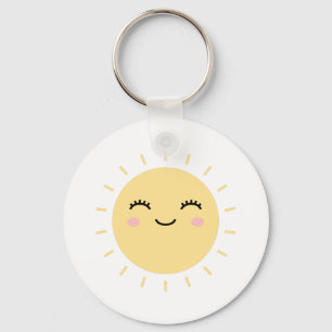 Happy Sun Key Ring
