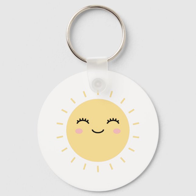Happy Sun Key Ring (Front)