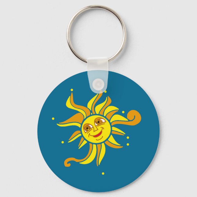 Happy Sun Key Ring (Front)