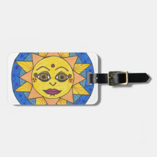 Happy Sun Luggage Tag