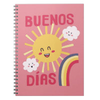 Happy Sun Nursery Art in Spanish Poster