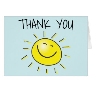 Sun Thank You Cards & Invitations | Zazzle.com.au