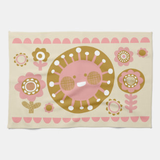 Happy Sun Tea Towel