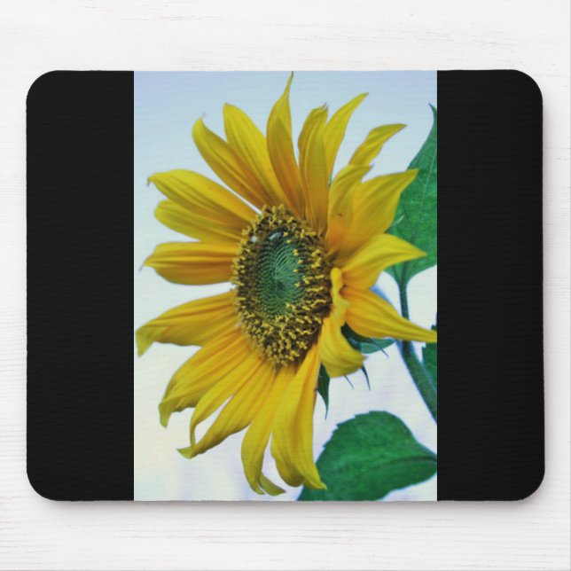 Happy Sunflower Mouse Pad (Front)