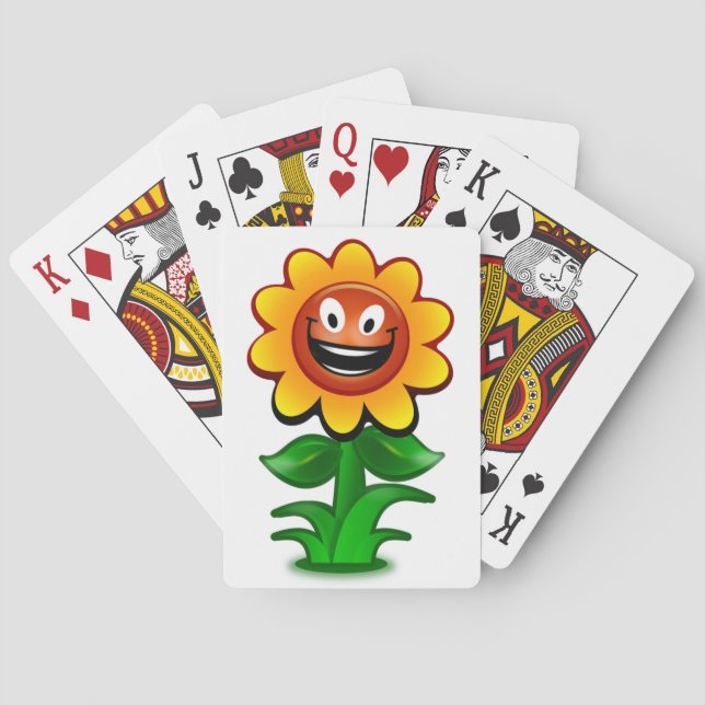 HAPPY SUNFLOWER PLAYING CARDS (Back)