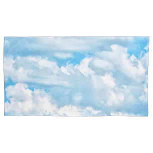 Happy Sunny Clouds Decor Pillowcase