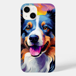 Happy Sunny Puppy Watercolor Case-Mate iPhone 14 Case