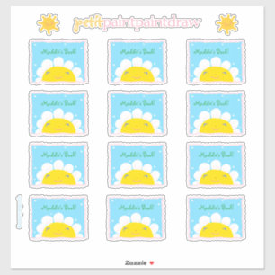 Happy Sunshine Bookplate to Personalise