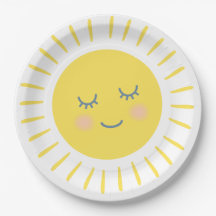 Happy Sunshine Paper Plates