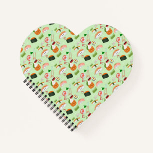  Happy Sushi Kawaii  Notebook